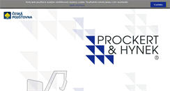 Desktop Screenshot of prockert-hynek.cz
